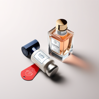 Étiquette personnalisée en vinyle imperméable pour flacon de parfum, emballage cosmétique d'huiles essentielles, autocollant promotionnel en rouleau, impression couleur intégrale