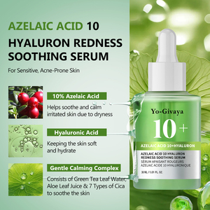 Sérum para Cuidados com a Pele com Ácido Azelaico 10, Ácido Hialurônico, Extrato de Centella Asiatica, Calmante para Vermelhidão, Hidratante, Clareador e Iluminador - Product Image 4