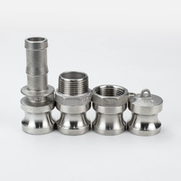 Kit de raccords Camlock en acier inoxydable 316 et kit de raccords à rainures BSP NPT ISO CE SGS