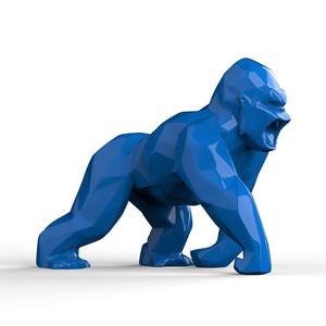 Jardin <span class=keywords><strong>extérieur</strong></span> FRP Craft Home Decor Black-Standbeeld Blue <span class=keywords><strong>XXL</strong></span> Nature Size Animal Custom Resin Gorilla <span class=keywords><strong>Statue</strong></span> King Kong Sculpture - Product Image 3