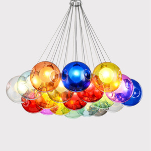 <span class=keywords><strong>Camera</strong></span> dei bambini <span class=keywords><strong>camera</strong></span> <span class=keywords><strong>da</strong></span> <span class=keywords><strong>letto</strong></span> della lampada di negozio di abbigliamento soggiorno lampadario in vetro l Nordic lampada apparecchio <span class=keywords><strong>a</strong></span> <span class=keywords><strong>sospensione</strong></span> luce del pendente - Product Image 2