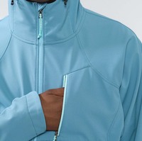 Chaqueta Softshell con Capucha para Hombre, Personalizada con Logotipo OEM, Impermeable, Cortavientos, de Poliéster, Deportiva, para Invierno