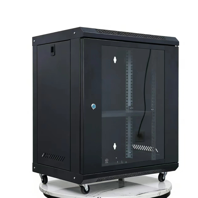 12U Bare-Parts Server Rack, 19 Inches, 600*530*400 Mm, Wall-Mounted, Powder-Coated SPCC Steel Data Center Cabinet, in Stock.