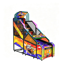 Machine de jeu d'arcade de basket-ball électronique à monnayeur pour la vente en gros, machine de tir au panier de basket-ball pour l'intérieur
