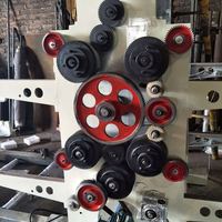 Machine d'impression flexographique semi-automatique à prix d'usine avec structure de stockage à engrenages pour la production de sacs en papier