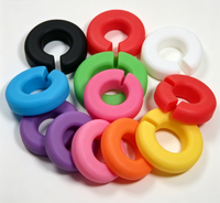 Manchon en caoutchouc silicone à anneau ouvert, protecteur de câble, passe-câble en caoutchouc personnalisé