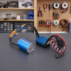 Motor CC sin escobillas serie 24 con controlador de velocidad ESC 4500kv para coches RC 1/16 1/18, barcos RC, juguetes electrónicos, piezas y accesorios RC - Product Image 1