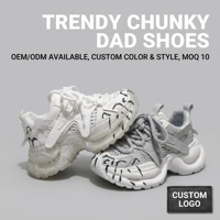 Zapatillas Chunky con Plataforma Y2K para Mujer, Estilo Dad Shoes, Pintadas a Mano con Diseño de Goteo de Tinta y Efecto Biónico, Color Blanco Ártico