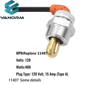 <span class=keywords><strong>Calentador</strong></span> <span class=keywords><strong>de</strong></span> Inmersión para Bloque <span class=keywords><strong>de</strong></span> Motor Vanorm 11407 con Adaptador <span class=keywords><strong>de</strong></span> Cobre <span class=keywords><strong>de</strong></span> Rosca NPT <span class=keywords><strong>de</strong></span> 1 Pulgada, <span class=keywords><strong>Calentador</strong></span> <span class=keywords><strong>de</strong></span> Resistencia <span class=keywords><strong>de</strong></span> 120V 400W - Product Image 3