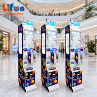 LIFUN Space Warriors Mini Claw Doll Machine Coin Operated Plush Toy Catcher Small Crane Arcade Game Prize Vending Machine