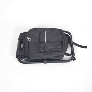 Portable <b>Folding</b> Camping Fishing Chair <b>Stool</b> with Cooler Ice Bag for Outdoor Hiking - Product Image 1