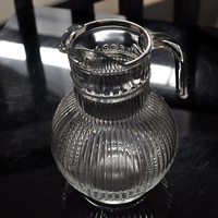 Ensemble de carafes en verre pour boire, 1800 ml, carafe à eau, carafe à jus, carafe en verre