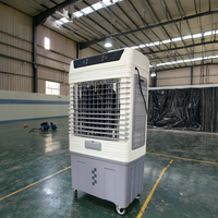 Ventilateur de climatiseur électrique silencieux de grande capacité veilleuse nouveau refroidisseur d'air solaire de camping en plein air pour voiture hôtel fabriqué en plastique