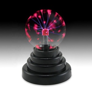 सस्ते उच्च गुणवत्ता 3 इंच बच्चों के जन्मदिन के नए साल उपहार प्लाज्मा ने टेबल क्राफ्ट के लिए नाइट लाइट लैंप बॉल - Product Image 3