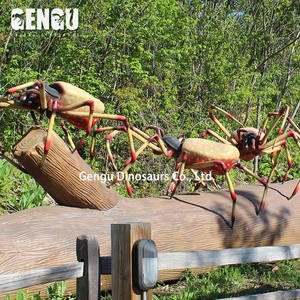 نموذج عنكبوت عملاق ثلاثي الأبعاد من الفولاذ من جينجو دايناصورز، نموذج عنكبوت عملاق عالي المحاكاة للاستخدام الداخلي/الخارجي - Product Image 5