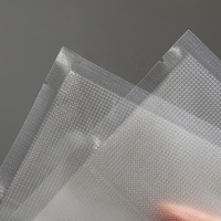 Sacs d'emballage sous vide en nylon thermoscellés gaufrés pour la viande et les légumes, stockage alimentaire, sans BPA, taille et épaisseur personnalisables