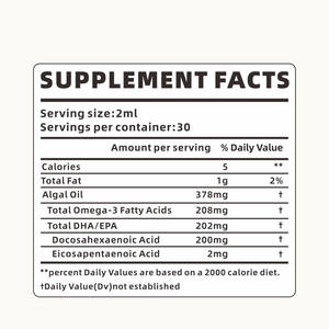 Penjualan terlaris OEM/ODM suplemen Vitamin Omega 3 + DHA tetes Vitamin Omega 3 + DHA - Product Image 2