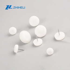 Glides Ghế chân trượt PT Slide đồ nội thất chân tàu lượn PTFE slide với vít và móng tay nhựa ghế lướt Trung Quốc/Nail Glide - Product Image 1
