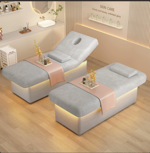 Modern Wooden Massage Table Adjustable <b>Portable</b> Spa <b>Bed</b> High Density Sponge Salon Furniture for Beauty Studio - Product Image 4