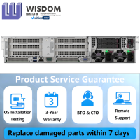 Servidor de Red HPE ProLiant DL385 Gen11 para Montaje en Rack 2U, AMD EPYC de 320 Núcleos, 6 TB DDR5, 8 GPU, Servidores de Alta Eficiencia para Inferencia de IA