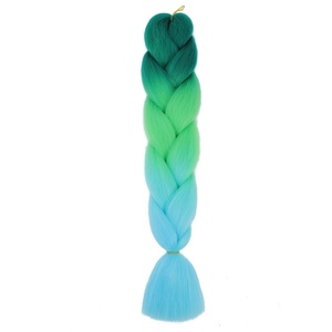 Pelo trenzado de <span class=keywords><strong>dos</strong></span> tonos, africano, barato, gris, Henlon, Jumbo, de alta temperatura, 100 - Product Image 3