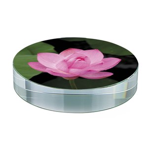 Vetro da 120 mm di diametro per decorazioni da tavolo e accessori per sublimazione con fermacarte - Product Image 1