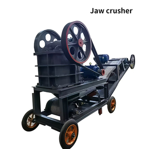 <b>Portable</b> 15 Ton Mobile Jaw Crusher Conveyor Core Motor Bearing Gear PLC for Construction Stone Ore Crushing for Mining - Product Image 3