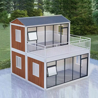 Koweït 4 chambres personnalisé Floding 40ft luxe fabriqué vie conteneur maison étage appartement conseil Plans