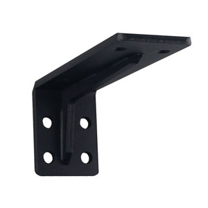 Soporte en forma de L de acero laminado en frío de 5 mm de espesor, soporte duradero para gabinete, estante, escritorio, soporte para TV - Product Image 1