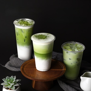 แก้วพลาสติกแบบใช้แล้วทิ้ง PP ขนาด 90 มม. แบบผนังเดียว ใส ขนาด 350 มล. 480 มล. 500 มล. 660 มล. 680 มล. <span class=keywords><strong>ส</strong></span>ำหรับใ<span class=keywords><strong>ส</strong></span>่ชานม กาแฟ น้ำผลไม้ และเครื่องดื่มต่างๆ  รับผลิตตามแบบ - Product Image 1