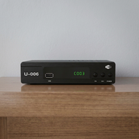 Receptor de TV Digital HD JUNUO U-006 ISDB-T 8MHz H.265 HEVC con Menú en Portugués, EWBS de Emergencia, OEM de Fábrica, Venta al por Mayor