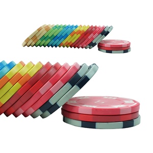 Neues Design 39mm*3,5mm Keramik-Pokerchips mit 10g pro Stück, Digitalwert-Chips Direkt vom Hersteller für Casino-Spiele - Product Image 5