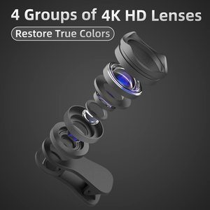 Ống kính thủy tinh góc rộng 15x tương thích Pentax để quay video tiktok không bị méo điện thoại di động <span class=keywords><strong>camera</strong></span> ngoài trực tiếp - Product Image 3