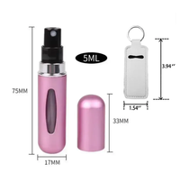 Tempat Parfum Neoprene Baru Tiba, Tempat Chapstick, Tempat Lip Gloss, Gantungan Kunci, Tempat Botol Dispenser Parfum