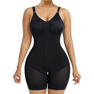 Wholesale Custom logo Gather and Pull Together High Waist Women Tummy Control Invisible Slimming Shapewear Bodysuit - Product Image 5