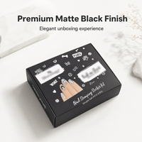 Boîte d'expédition en carton ondulé personnalisée pour vernis à ongles, avec insert pour flacon de cosmétique ou de soin de la peau
