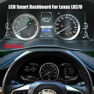 หน้าจอแสดงผลดิจิตอลอัจฉริยะขนาด 12.3 นิ้ว สำหรับรถยนต์ LEXUS LX570 ปี 2007-2015 แผงหน้าปัดเสมือนจริง มาตรวัดความเร็วแบบดิจิตอล - Product Image 1