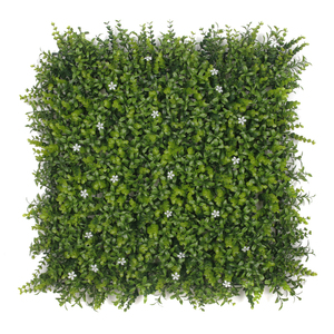 P3 Nouveau design d'<span class=keywords><strong>herbe</strong></span> verte en plastique <span class=keywords><strong>pour</strong></span> mur truqué avec décoration florale mélangée Panneau mural en buis <span class=keywords><strong>pour</strong></span> plante artificielle - Product Image 6