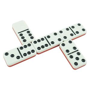 Juego <span class=keywords><strong>de</strong></span> Dominó Profesional Personalizado <span class=keywords><strong>de</strong></span> Doble Seis (6) en <span class=keywords><strong>Dos</strong></span> Tonos, Rojo y Negro, con Caja <span class=keywords><strong>de</strong></span> Madera para Juego Educativo en Interiores - Product Image 4