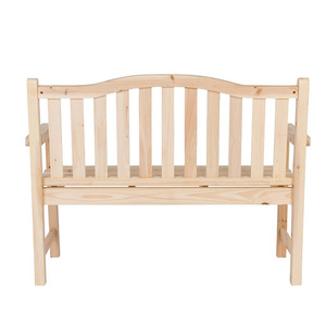 Custom Design Modern Simple Park Seating Outdoor Furniture Solid Wood <strong>Garden</strong> <strong>Bench</strong> - Product Image 4