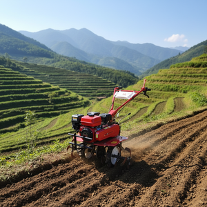 CE All-in-One Garden Tiller Compact Cultivator untuk Rumah Kaca, Kebun, dan Lahan Kecil - Pengolahan Tanah Sawah & Lahan Kering yang Efisien - Product Image 1