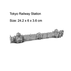 <span class=keywords><strong>Serie</strong></span> de Rompecabezas Metálicos 3D de Lugares Emblemáticos: Notre Dame, Castillo de la Bella Durmiente, Burj Khalifa, 51-100 Piezas, Edades 14+, Modelo de Colección, Hecho en China - Product Image 2