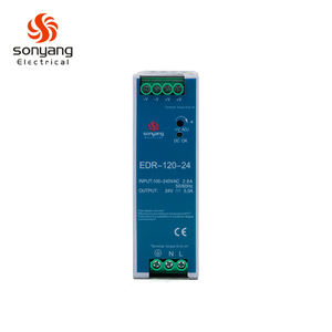 Catu daya led daya Dc saklar pengalih Dr Edr-120-24 Driver Sonyang 120w 24v 5a Din rel pemasok daya - Product Image 4