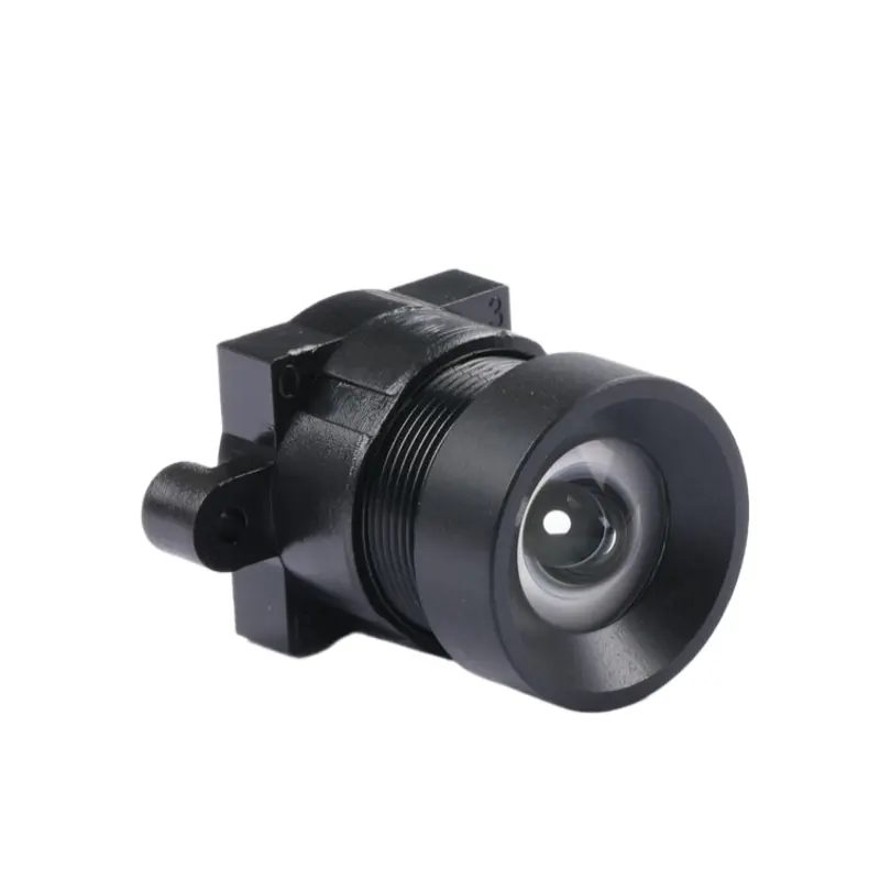 Novos produtos baixa distorção m12 lente grande angular para câmera ip