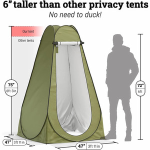 Tente de douche extérieure <span class=keywords><strong>Camp</strong></span> Toilette portable Vestiaire avec <span class=keywords><strong>sac</strong></span> de transport - Product Image 2