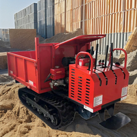 Vente chaude 2ton/3ton/4ton/6ton/8ton 750kg Petit Camion Transporteur Sur Chenilles Haute Performance Mini Dumper