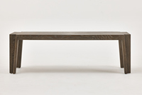 Table basse minimaliste du milieu du siècle en chêne recyclé, table à manger et table basse en bois, adaptée aux meubles de salon de villa