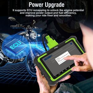 เครื่องสแกนวินิจฉัยมอเตอร์ไซค์อเนกประสงค์ M400 Pro แท็บเล็ตแอนดรอยด์ 8.0 นิ้ว OBD2 12V รีแมพ ECU รับประกัน 1 ปี - Product Image 3