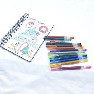 Venta caliente de gran capacidad de regalo promocional logotipo personalizado Multicolor Gel Ink <span class=keywords><strong>Pen</strong></span> Set - Product Image 4