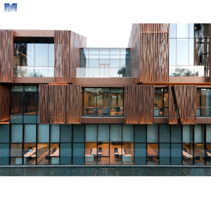 Mur-rideau extérieur en métal <span class=keywords><strong>d</strong></span>écoupé au laser 3D de haute qualité, imperméable, durable, multifonctionnel, en aluminium perforé - Product Image 4